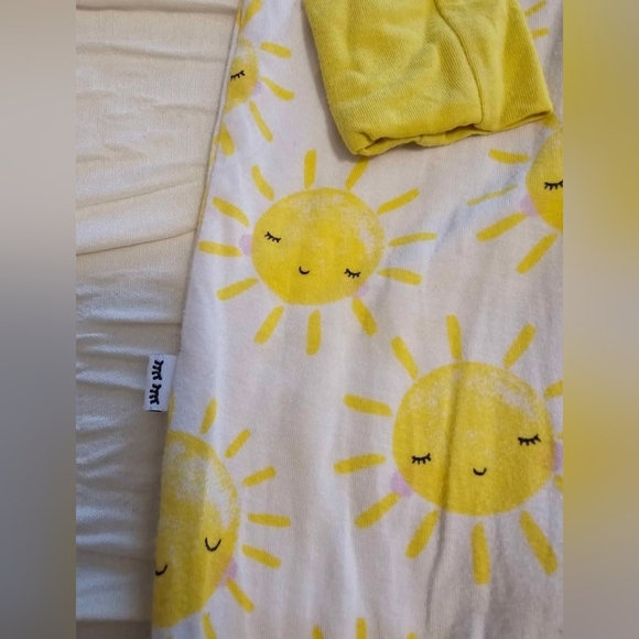 Little Sleepies Sunshine Yellow Kids One Piece Pijama - Picture 5 of 6